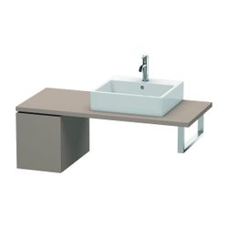 Duravit L-Cube Unterschrank für Konsole Echtholzfurnier, 547x320x400mm Basalt Matt... DURAVIT-LC583004343 4053424372419 (Abb. 1)