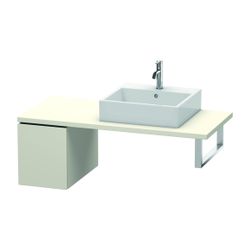 Duravit L-Cube Unterschrank für Konsole Echtholzfurnier, 547x320x400mm Taupe Matt ... DURAVIT-LC583009191 4053424372464 (Abb. 1)