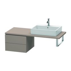 Duravit L-Cube Unterschrank für Konsole Dekor, 547x520x400mm, mit Konsolenplatte, ... DURAVIT-LC583704343 4053424374611 (Abb. 1)