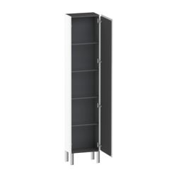 Duravit L-Cube Hochschrank Echtholzfurnier 243x400x1760mm, Mattweiß, 1 Tür R, Grif... DURAVIT-LC1170R1818 4053424305707 (Abb. 1)