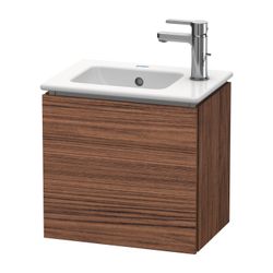 Duravit L-Cube Waschtischunterbau wandh. 294x420x400mm L, Nusb.dunkel Matt, Griffl... DURAVIT-LC6272L2121 4053424647272 (Abb. 1)