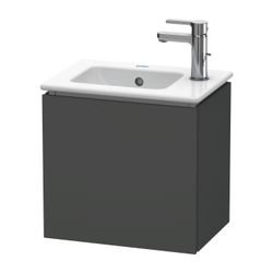 Duravit L-Cube Waschtischunterbau wandh. 294x420x400mm, L, Graphit Matt, Grifflos,... DURAVIT-LC6272L4949 4053424108803 (Abb. 1)