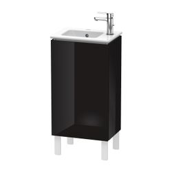 Duravit L-Cube Waschtischunterbau bodenst. 294x420x704mm L, Schwarz HG, Lack, Grif... DURAVIT-LC6273L4040 4053424130804 (Abb. 1)