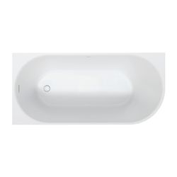 Duravit DuraSenja Badewanne 470x800x1700mm, 284l, Weiß glänzend, Oval, Ecke L,... DURAVIT-700580000000000 4067116007657 (Abb. 1)