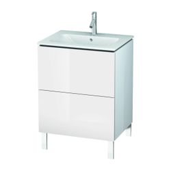 Duravit L-Cube Waschtischunterbau bodenstehend 481x620x704mm Taupe SM, Grifflos, 2... DURAVIT-LC662508383 4067116010138 (Abb. 1)