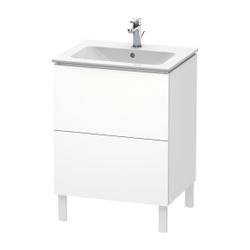 Duravit L-Cube Waschtischunterbau bodenstehend 481x620x704mm, Mattweiß, Grifflos, ... DURAVIT-LC662501818 4053424001791 (Abb. 1)