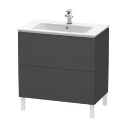 Duravit L-Cube Waschtischunterbau bodenstehend 481x820x704mm Graphit Matt, Grifflo... DURAVIT-LC662604949 4053424002125 (Abb. 1)