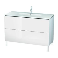 Duravit L-Cube Waschtischunterbau bodenstehend 481x1220x704mm Taupe SM, Grifflos, ... DURAVIT-LC662808383 4067116009415 (Abb. 1)