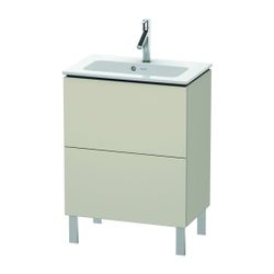 Duravit L-Cube Waschtischunterbau bodenstehend 391x620x704mm Taupe Matt, Grifflos,... DURAVIT-LC667309191 4053424453996 (Abb. 1)