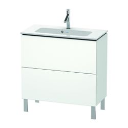 Duravit L-Cube Waschtischunterbau bodenstehend 391x820x704mm, Mattweiß, Grifflos, ... DURAVIT-LC667401818 4053424451145 (Abb. 1)