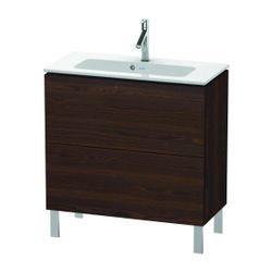 Duravit L-Cube Waschtischunterbau bodenst. 391x820x704mm Nusb.gebürstet Matt, Grif... DURAVIT-LC667406969 4053424454344 (Abb. 1)