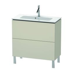 Duravit L-Cube Waschtischunterbau bodenstehend 391x820x704mm Taupe Matt, Grifflos,... DURAVIT-LC667409191 4053424454290 (Abb. 1)