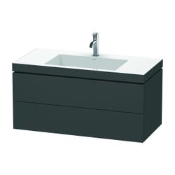 Duravit L-Cube Waschtisch-Set C-bonded wh Dekor, 480x1000x500mm, Taupe SM, 2 Schub... DURAVIT-LC6928N8383 4067116010176 (Abb. 1)