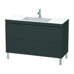 Duravit L-Cube Waschtisch-Set C-bonded bodenst. Dekor, 480x1200x698mm, Taupe SM, 2... DURAVIT-LC6939O8383 4067116009132 (Abb. 1)