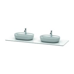 Duravit Luv Konsole 595x1783x20mm, 2 Ausschnitte/Waschplätze, Luv Konsole, Weiß po... DURAVIT-LU9467B1717 4053424466019 (Abb. 1)