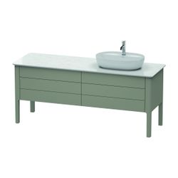 Duravit Luv Konsolenwaschtischunterbau bodenstehend 570x1733x743mm R ohne KSP 2 AZ... DURAVIT-LU9568R9292 4053424465876 (Abb. 1)