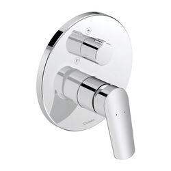 Duravit No.1 Einhebel-Brausemischer Unterputz, 2 Verbraucher, Chrom, Hand-/Kopfbr... DURAVIT-N14210012010 4067116084078 (Abb. 1)