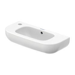 Duravit D-Code Handwaschbecken 220x500x135mm, Weiß Hochglanz, Rechteckig, 1 Waschpl... DURAVIT-0706500009 4021534346378 (Abb. 1)