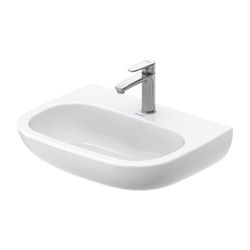 Duravit D-Code Waschtisch 460x600x175mm wandhäng., Weiß Hochglanz, Halbrund, 1 Wasc... DURAVIT-2311600000 4021534638916 (Abb. 1)
