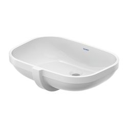 Duravit D-Code Einbauwaschtisch 430x560x210mm, Einbau von unten, Weiß Hochglanz, oh... DURAVIT-0338560000 4021534457852 (Abb. 1)