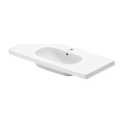 Duravit D-Code Waschtisch 480x1050x180mm, Weiß Hochglanz, Rechteckig, 1 Waschplatz... DURAVIT-03421000002 4021534457920 (Abb. 1)