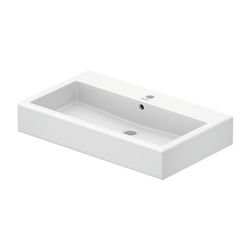 Duravit Vero Waschtisch 470x800x175mm wandhäng., Weiß Hochglanz, Rechteckig, 1 WP m... DURAVIT-0454800000 4021534269400 (Abb. 1)