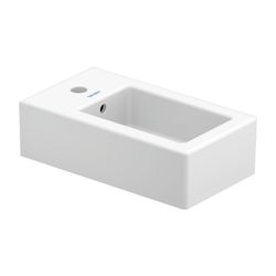 Duravit Vero Handwaschbecken 450x250x145mm, Weiß Hochglanz, Rechteckig,1 Waschplatz... DURAVIT-0702250000 4021534317378 (Abb. 1)