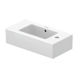 Duravit Vero Handwaschbecken 250x500x150mm, Weiß Hochglanz, Rechteckig, 1 Waschplat... DURAVIT-0703500008 4021534347610 (Abb. 1)