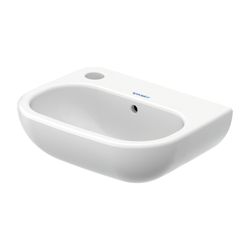 Duravit D-Code Handwaschbecken 270x360x130mm, Weiß Hochglanz, Rechteckig, 1 Waschpl... DURAVIT-0705360009 4021534687648 (Abb. 1)