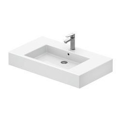 Duravit Vero Waschtisch 490x850x170mm, Weiß Hochglanz, Rechteckig, 1 Waschplatz/HL ... DURAVIT-0329850000 4021534317415 (Abb. 1)