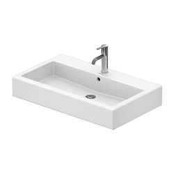 Duravit Vero Waschtisch 470x800x175mm wandhäng., Weiß Hochglanz, Rechteckig, 1 WP m... DURAVIT-0454800000 4021534269400 (Abb. 1)