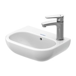 Duravit D-Code Handwaschbecken 270x360x130mm, Weiß Hochglanz, Rechteckig, 1 Waschpl... DURAVIT-0705360009 4021534687648 (Abb. 1)