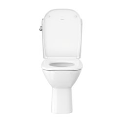 Duravit D-Code WC-Sitz Weiß HG 362x55x478mm mit Absenkauto. Sitzgarnitur ab. vorne ... DURAVIT-0062090096 4021534569319 (Abb. 1)