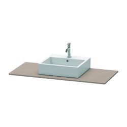 Duravit XSquare Konsole 550x800x16mm, Basalt Matt, ohne Konsolenträger, 1 Ausschni... DURAVIT-XS060D04343 4053424566511 (Abb. 1)