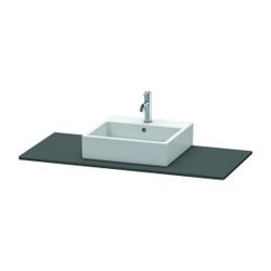 Duravit XSquare Konsole 550x800x16mm, Graphit Matt, ohne Konsolenträger, 1 Ausschn... DURAVIT-XS060D04949 4053424566528 (Abb. 1)