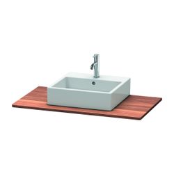 Duravit XSquare Massivholzkonsole 550x1000x20mm, 1 Ausschnitt/Waschplatz, Amerikan... DURAVIT-XS061E07777 4053424569758 (Abb. 1)