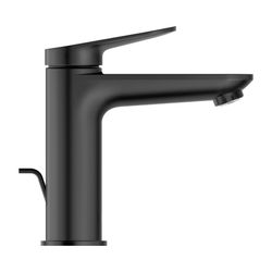 Duravit Wave Einhebel-Waschtischmischer M, Mattschwarz, 5l/min, Hebelgriff, mit G... DURAVIT-WA1020001046 4067116105230 (Abb. 1)