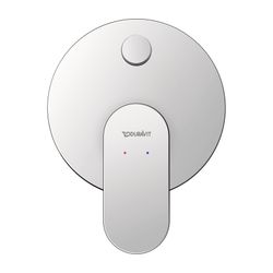 Duravit Wave Einhebelmischer Unterputz Set, 2 Verbraucher, Chrom, 24l/min, Rosett... DURAVIT-WA4210008010 4067116105605 (Abb. 1)