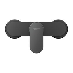 Duravit Wave Einhebel-Brausemischer Aufputz, Mattschwarz, 24l/min, S-Anschlüsse, ... DURAVIT-WA4230000046 4067116105742 (Abb. 1)