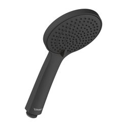 Duravit Handbrause, Mattschwarz, MinusFlow, d. 110mm, Strahlart SoftRain, Rain, I... DURAVIT-UV0652015046 4067116113785 (Abb. 1)