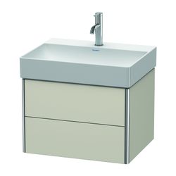 Duravit XSquare Waschtischunterbau wandhäng. 460x584x397mm Taupe Matt, Grifflos, 2... DURAVIT-XS416109191 4053424523705 (Abb. 1)