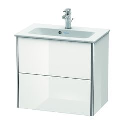 Duravit XSquare Waschtischunterbau wandh. 388x610x560mm Compact, Weiß Hochglanz, G... DURAVIT-XS416502222 4053424520650 (Abb. 1)