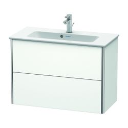 Duravit XSquare Waschtischunterbau wandhäng. 388x810x560mm Compact, Mattweiß, Grif... DURAVIT-XS416601818 4053424520872 (Abb. 1)
