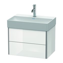 Duravit XSquare Waschtischunterbau wandh. 390x584x397mm Compact, Weiß Hochglanz, G... DURAVIT-XS416702222 4053424526041 (Abb. 1)