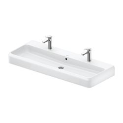 Duravit Qatego Waschtisch 470x1200x150mm wandhäng., Weiß Hochglanz, Rechteckig, Dur... DURAVIT-2382120026 4067116305111 (Abb. 1)