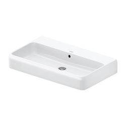 Duravit Qatego Waschtisch 470x800x150mm wandhäng., Weiß Hochglanz, Rechteckig, 1 Wa... DURAVIT-2382800060 4067116304923 (Abb. 1)