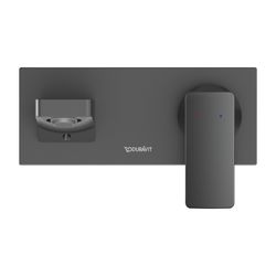 Duravit Manhattan Einhebel-Waschtischmischer, Mattschwarz, Unterputz, Ausl. 189mm... DURAVIT-MH1070004046 4067116104820 (Abb. 1)