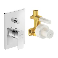 Duravit Manhattan Einhebelmischer Unterputz Set, Anzahl Verbraucher 2, Chrom, 24l... DURAVIT-MH4210008010 4067116104899 (Abb. 1)