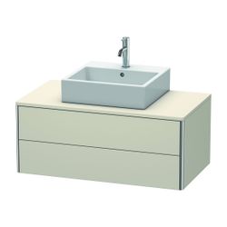 Duravit XSquare Konsolenwaschtischunterbau wandhäng. 548x1000x400mm, ohne KSP Taup... DURAVIT-XS491109191 4053424557946 (Abb. 1)