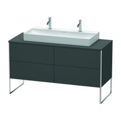 Duravit XSquare Konsolenwaschtischunterbau bodenstehend 548x1400x778mm ohne KSP Gr... DURAVIT-XS4925M4949 4053424566153 (Abb. 1)